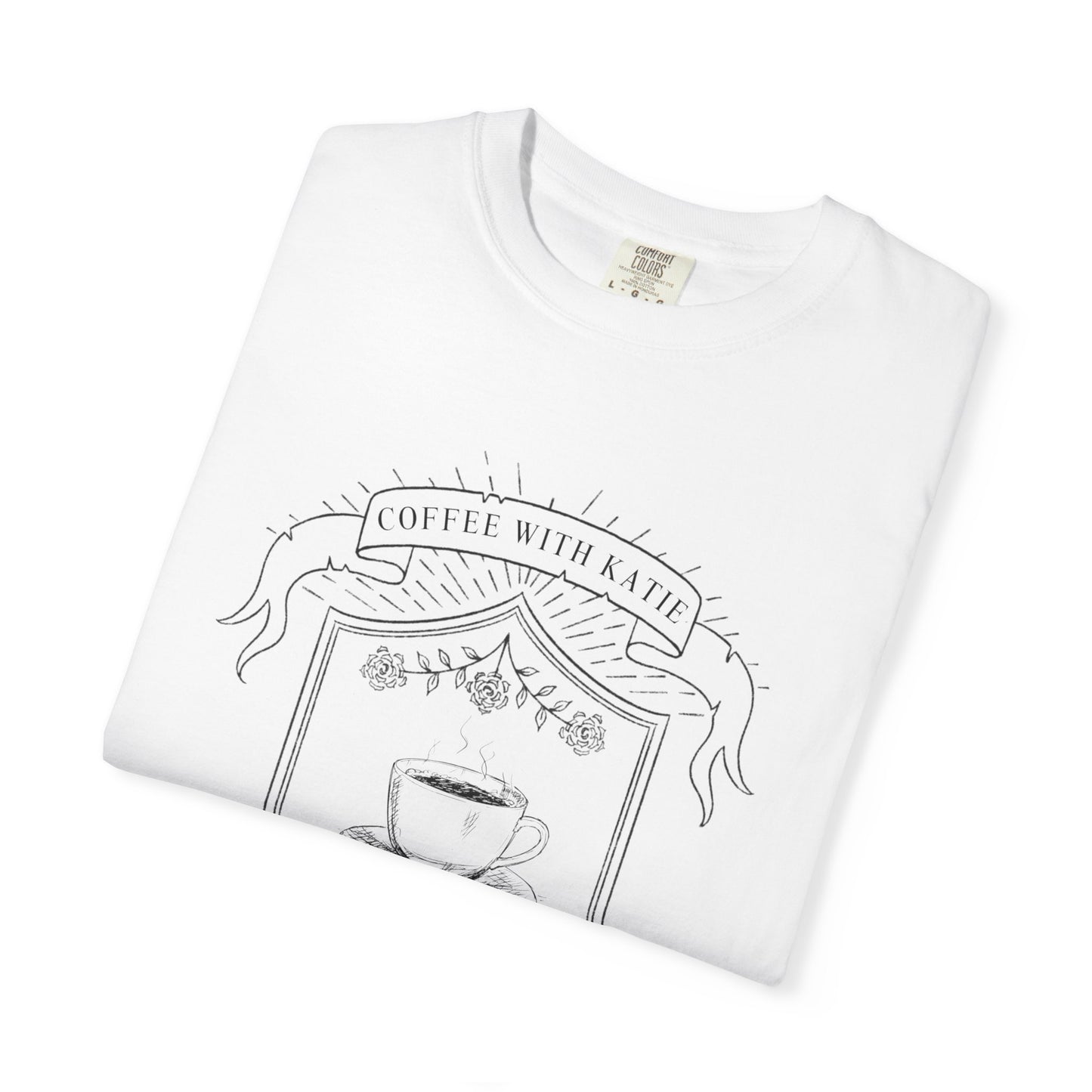 Coffee With Katie Unisex T-shirt - Miss Mabel's Kickstarter Design Variant