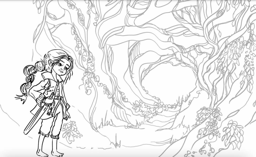 BIANCA THE BRAVE Coloring Pages