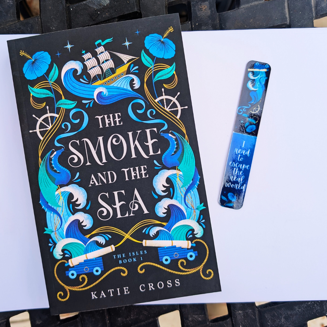 Paperback and a Bookmark Bundle | Romantasy | The Smoke and the Sea