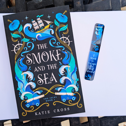 Paperback and a Bookmark Bundle | Romantasy | The Smoke and the Sea