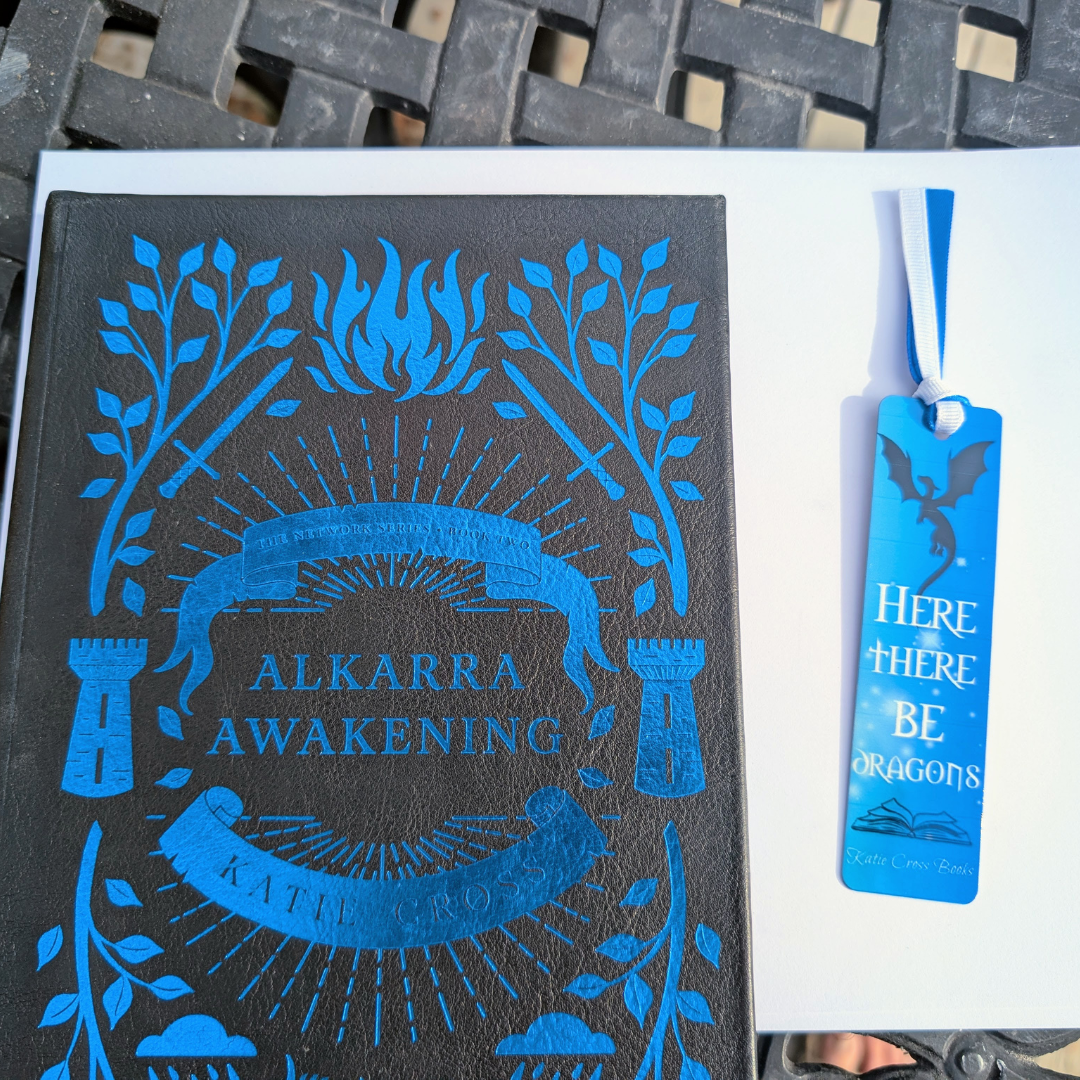 Bookmarks | YA Fantasy | Here There Be Dragons | Metal