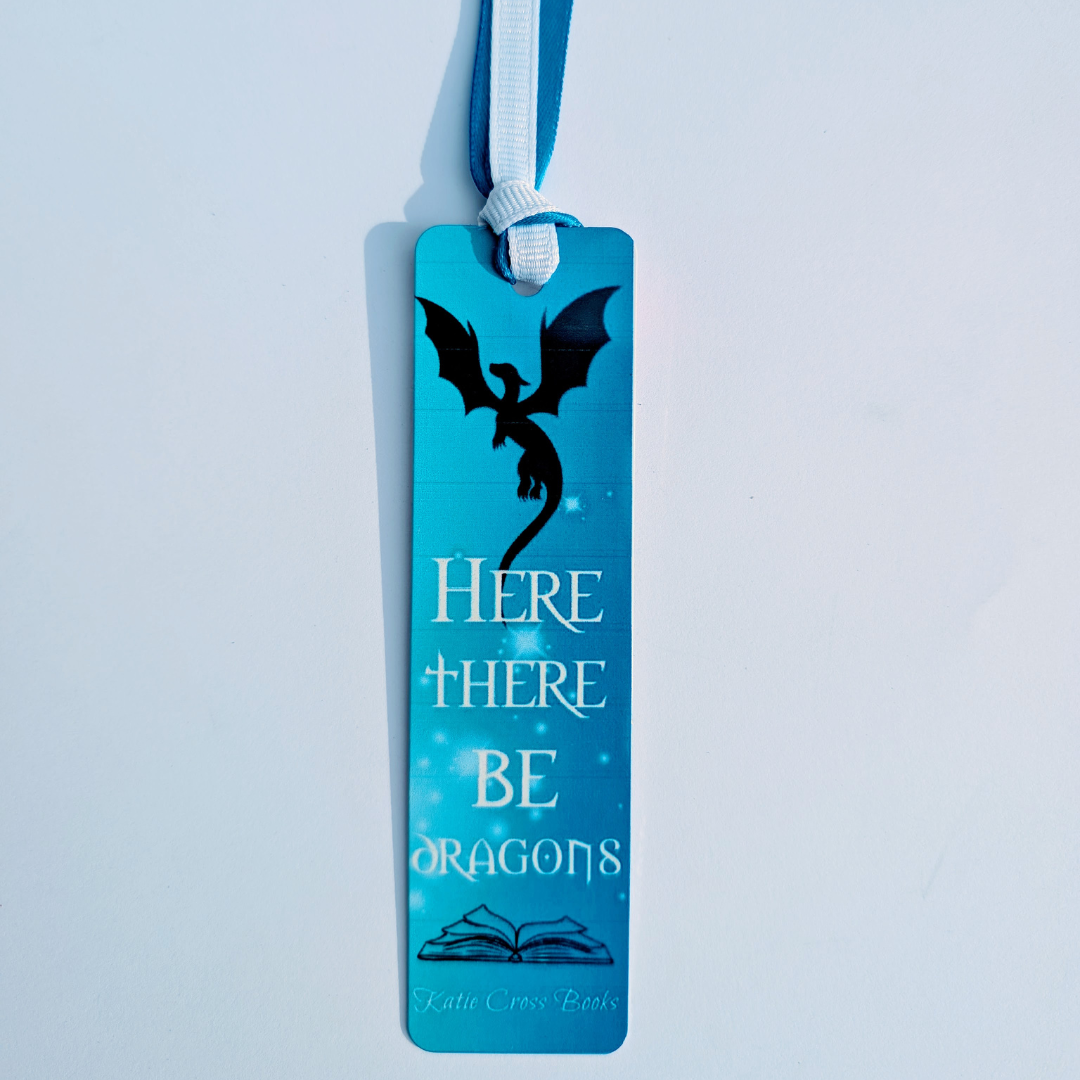Bookmarks | YA Fantasy | Here There Be Dragons | Metal