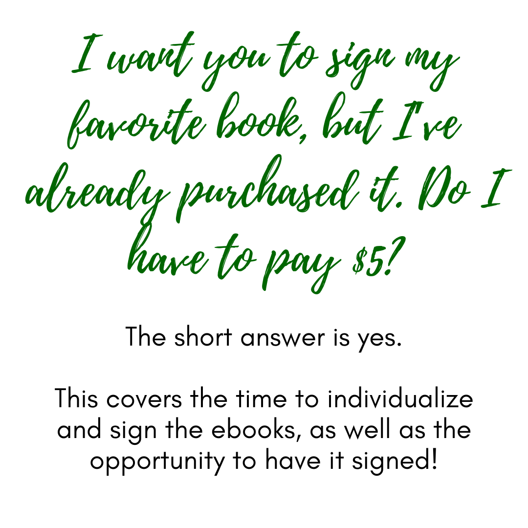 Personalized and Signed Ebook!