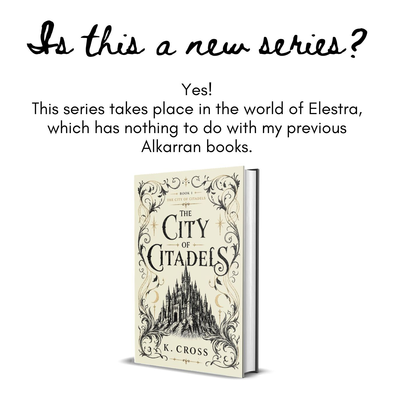 The City of Citadels Book 1 by K. Cross | City of Citadels Book 1 (PREORDER)